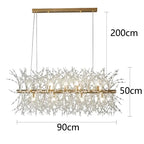 Aurelia – Modern Crystal Dandelion Dimmable LED Pendant Lamp Lampasa.com