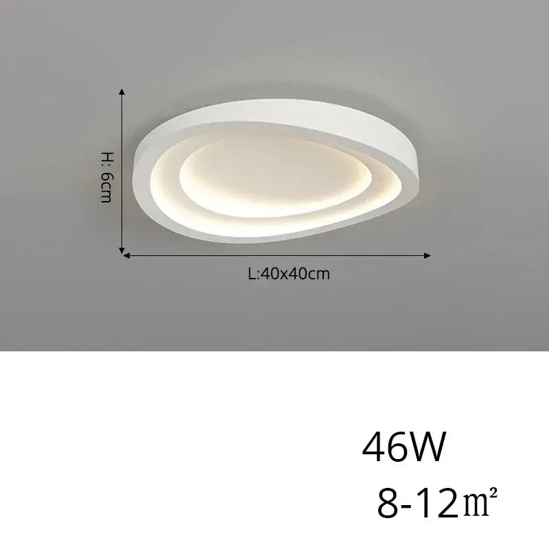 Alex – Modern Sleek Designer Dimmable LED Ceiling Lamp for Contemporary Spaces Kozyled