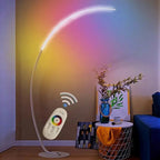 Nils – Modern Scandinavian Arc-Shaped Dimmable LED Floor Lamp Lampasa.com
