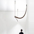 Verdandi – Minimalist Dimmable LED Pendant Light with Leather Belt Design for Dining Tables and Bars Kozyled.com