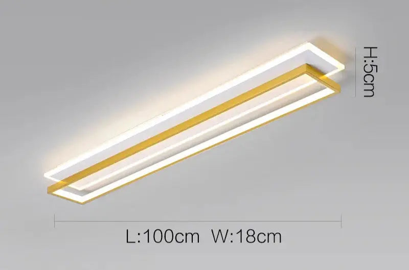 Arvion – Creative Rectangular Dimmable LED Ceiling Lamp Lampasa.com