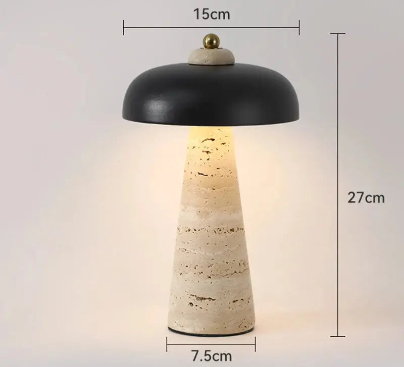 Rechargeable Yellow Cave Stone LED Table Lamp - Jorid Lampasa.com