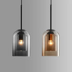 Charlie – Post-Modern LED Pendant Light with Double Glass Design Lampasa.com