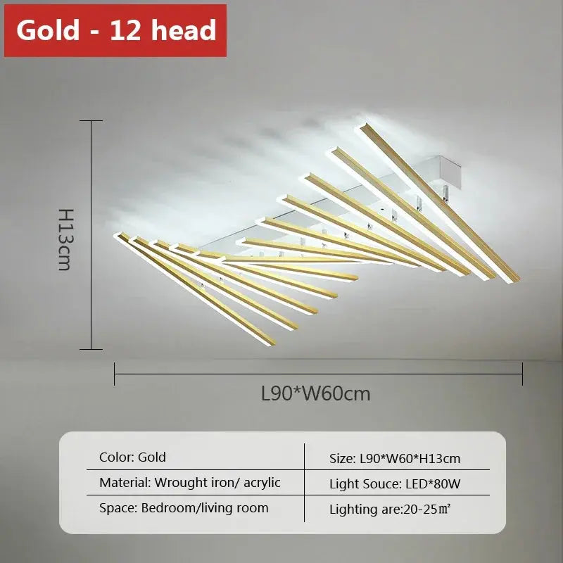 Lumara – Modern Flexible Dimmable LED Ceiling Chandelier Lampasa.com