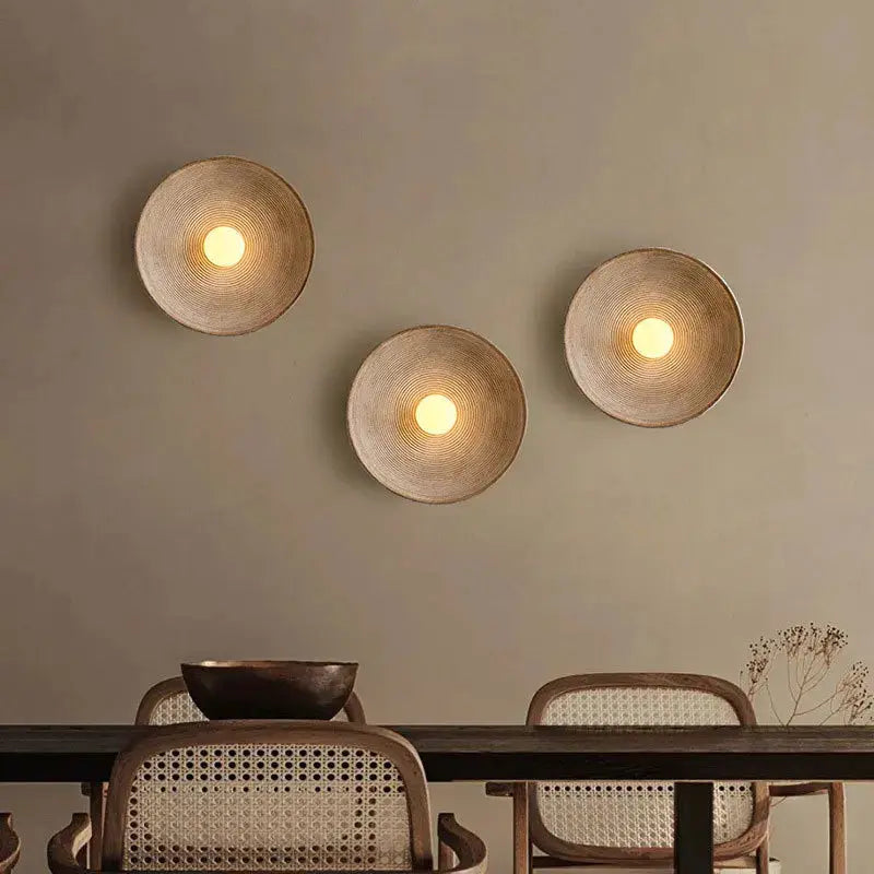 Elton – Round Retro LED Wall Light Lampasa.com