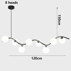 Isak – Dimmable LED Pendant Light with Milky Glass Shade for Dining Tables and Bars Kozyled.com