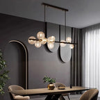Alvin – Modern LED Pendant Light with Metal and Glass Design for Dining Tables and Bars Kozyled.com