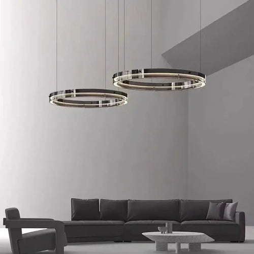 Espen – Modern Glass Circle Dimmable LED Pendant Lamp for Sleek Lighting Kozyled