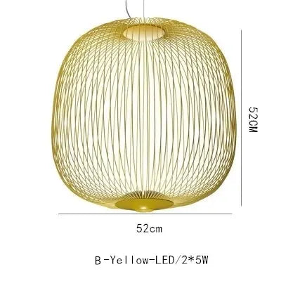 Dagmar – Designer Birdcage Dimmable Pendant Lamp for Unique, Stylish Lighting Kozyled