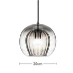 Liam – Nordic Modern LED Pendant Light with Elegant Glass Shade Lampasa.com