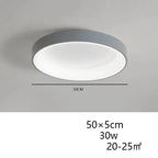 Bjorn – Nordic Round Dimmable LED Ceiling Lamp Lampasa.com
