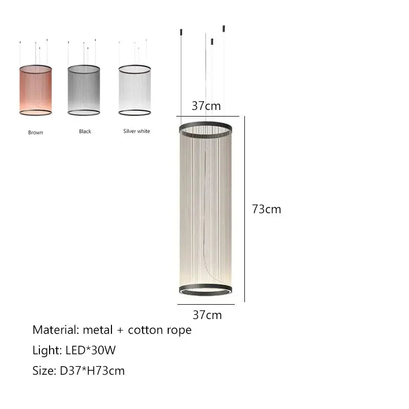 Elsa – Elegant Spanish Art Tassel LED Lamp for Sophisticated Decor Kozyled