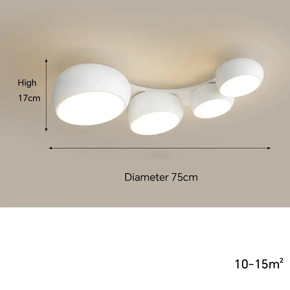 Lykke – Nordic Honeycomb Style LED Ceiling Lamp for Modern, Geometric Lighting Kozyled