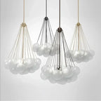 Bravik – Scandinavian Frosted Bubble Glass LED Pendant Lamp Lampasa.com