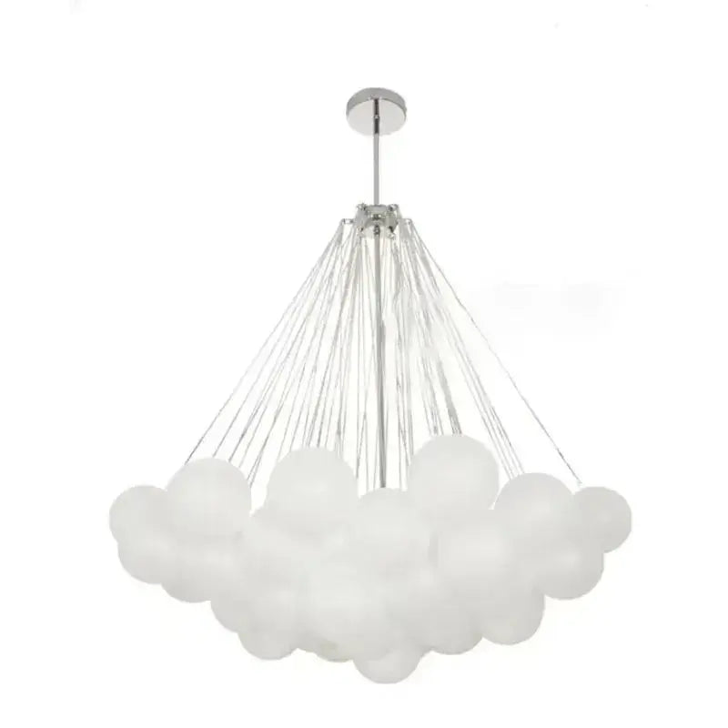 Bravik – Scandinavian Frosted Bubble Glass LED Pendant Lamp Lampasa.com