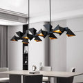 Thora – Modern geometric LED pendant lamp with metal frame for kitchen islands and other spaces Lampasa.com
