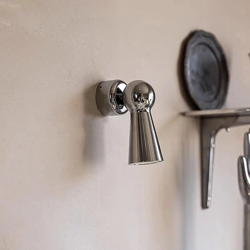 Randel – Chrome Metal LED Wall Light with Sleek Modern Design Lampasa.com