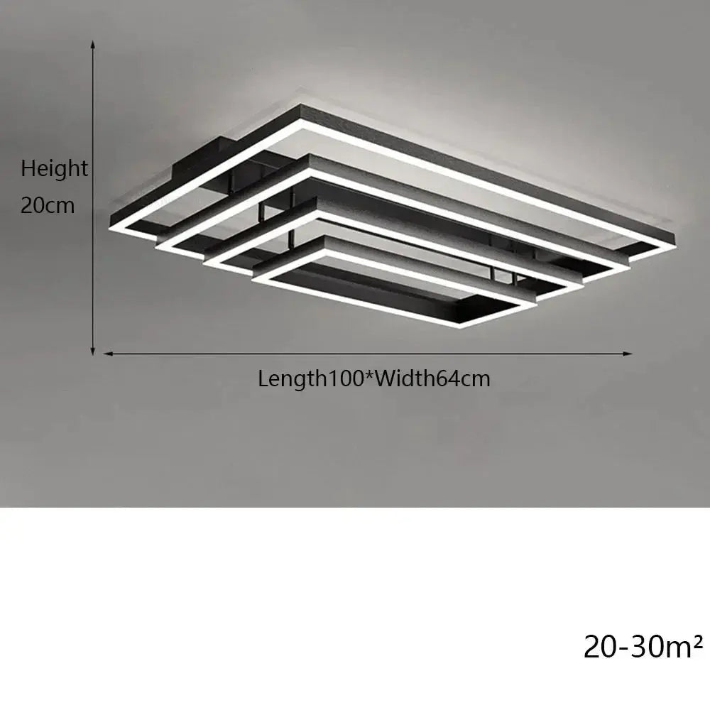 Rasmus – Scandinavian Creative Design Dimmable LED Ceiling Lamp Lampasa.com