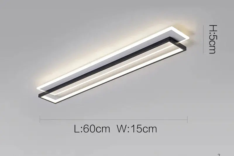 Arvion – Creative Rectangular Dimmable LED Ceiling Lamp Lampasa.com