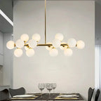 Asmund – Modern Glass Ball LED Pendant Light for Dining Tables and Bars Kozyled.com