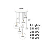 Elna – Modern Lava-Inspired Nordic LED PVC Ball Pendant Lamp for Bold, Stylish Lighting Kozyled