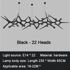 Thorsten – Modern Antler-Style Dimmable LED Pendant Kozyled.com