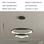 Luuk – Modern Dimmable LED Pendant Light with Creative Design Lampasa.com