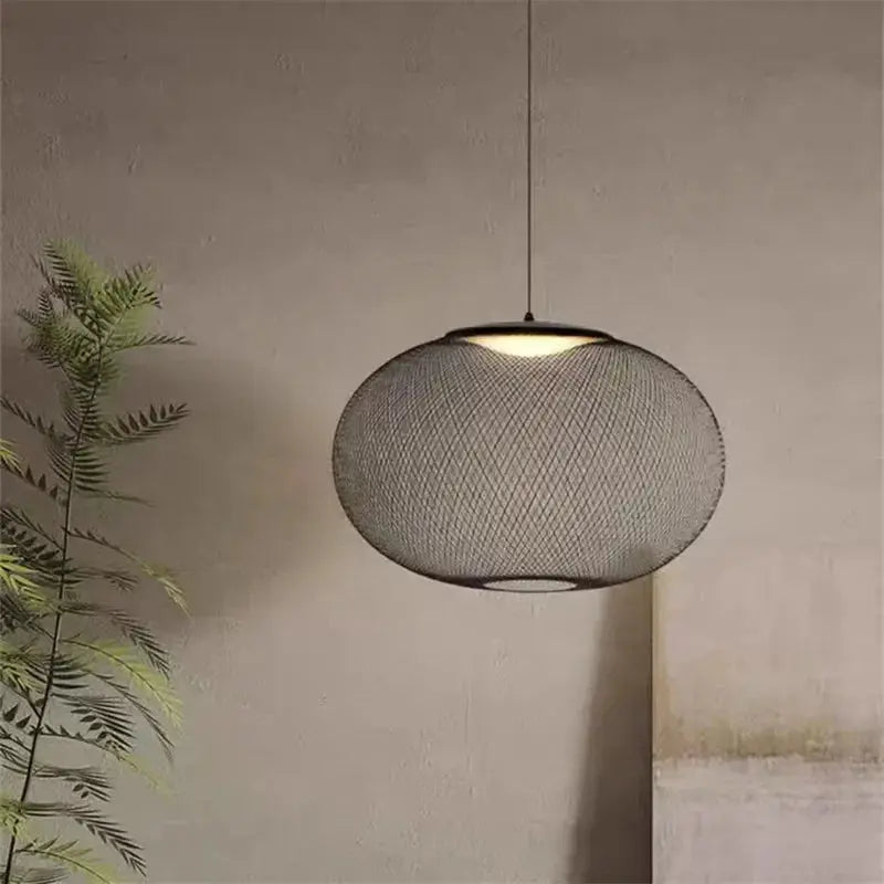 Agnes – Dimmable LED Pendant Light with Modern Metal Mesh Design Kozyled.com