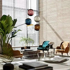 Modern Colorful LED Glass Ball Pendant Lamp – Roma Lampasa.com