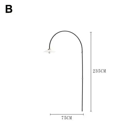 Zelda – Nordic Long-Pole Rotary Swing Arm LED Wall Lamp for Flexible Lighting Kozyled