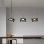 Haakon – Modern Smoked Glass LED Pendant Light for Dining Tables and Bars Kozyled.com