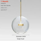 Edzard – Unique Glass Bubble Dimmable LED Pendant Light for Modern Interiors Kozyled.com