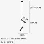 Kelvar – Modern Rotatable Stainless Steel Pendant LED Spotlight Lampasa.com