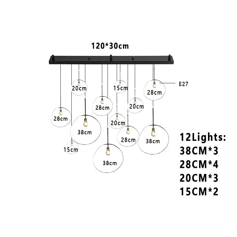 Elna – Modern Lava-Inspired Nordic LED PVC Ball Pendant Lamp for Bold, Stylish Lighting Kozyled