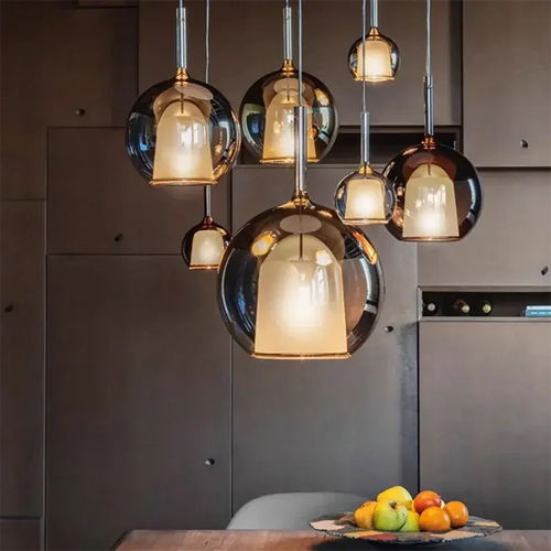 Odin – Luxury Elegant Glass Ball LED Pendant Lamp for Sophisticated Interiors Kozyled