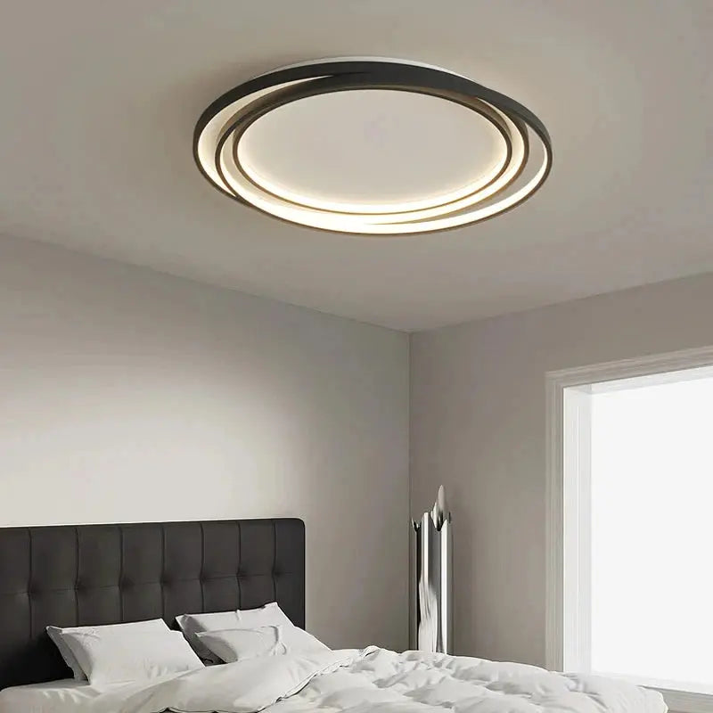 Nuvin – Modern Layered Frame Dimmable Round LED Ceiling Lamp Lampasa.com