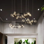 Sten - Modern Artistic Glass Ball LED Pendant Lamp Lampasa.com