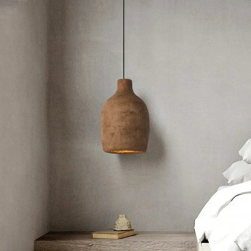 Satoko – Handmade Japanese Wabi-Sabi LED Pendant Light for Calm and Minimalist Interiors Kozyled