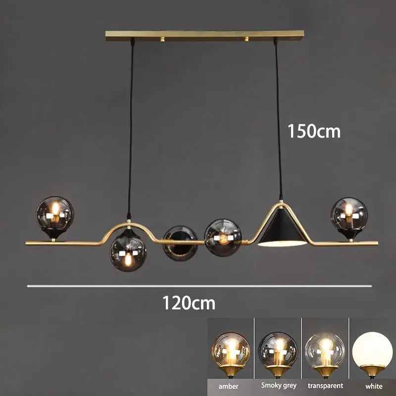 Larson – Dimmable Retro LED Pendant Light for Dining Tables and Bars Kozyled.com
