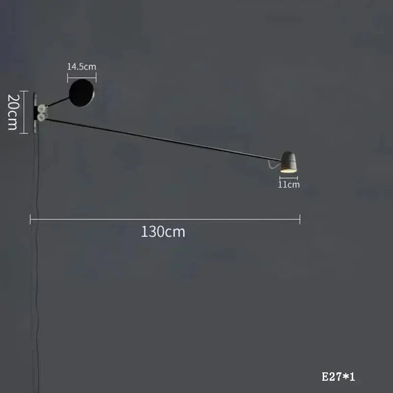 Arden – Adjustable Swing Arm Wall Lamp Lampasa.com