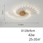 Arlo – Modern Scandinavian Fan-Shape Dimmable LED Ceiling Lamp Lampasa.com