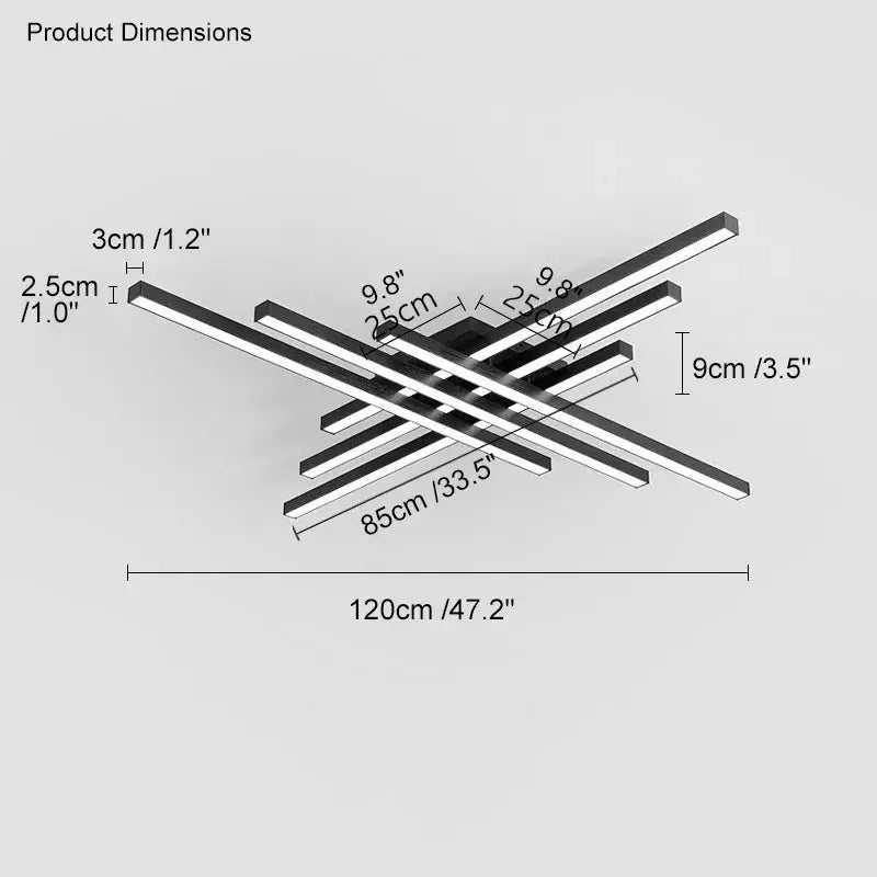 Fenro - Creative LED Strip Dimmable Ceiling Lamp Lampasa.com