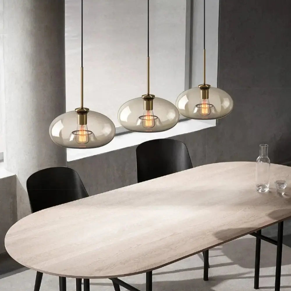 Mirla – Modern Glass LED Pendant Lamp for Sleek, Contemporary Lighting Kozyled