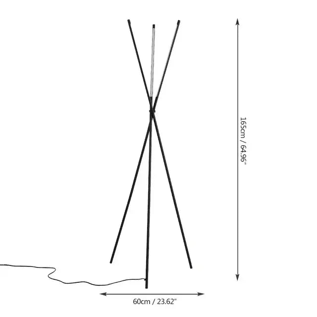 Alma – Nordic Minimalist Dimmable LED Floor Lamp for Modern Interiors Kozyled