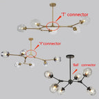 Stellan – Scandinavian Glass Ball LED Ceiling Lamp Lampasa.com