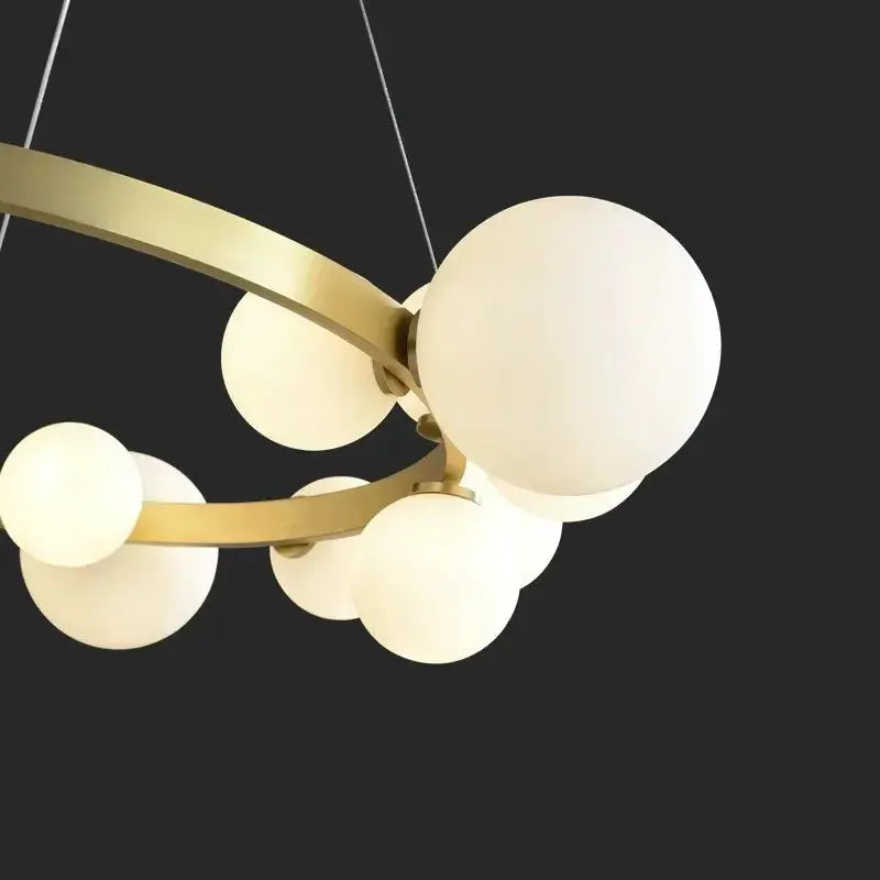 Sten - Modern Artistic Glass Ball LED Pendant Lamp Lampasa.com