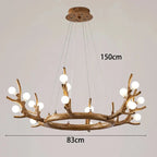 Dane – Rustic Dimmable LED Pendant Light with Tree Branch inspired Design Lampasa.com