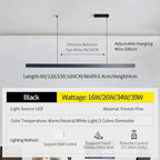 Einar – Dimmable Smart LED Pendant Light with Wooden Design and Sweep Sensor (Black & White Edition) Kozyled.com