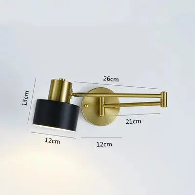 Vigi – Modern Adjustable Long Arm LED Wall Lamp Series for Versatile Lighting Kozyled