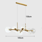 Hanna – Modern Dimmable LED Pendant Light with Glass Ball Design for Dining Tables and Bars Kozyled.com